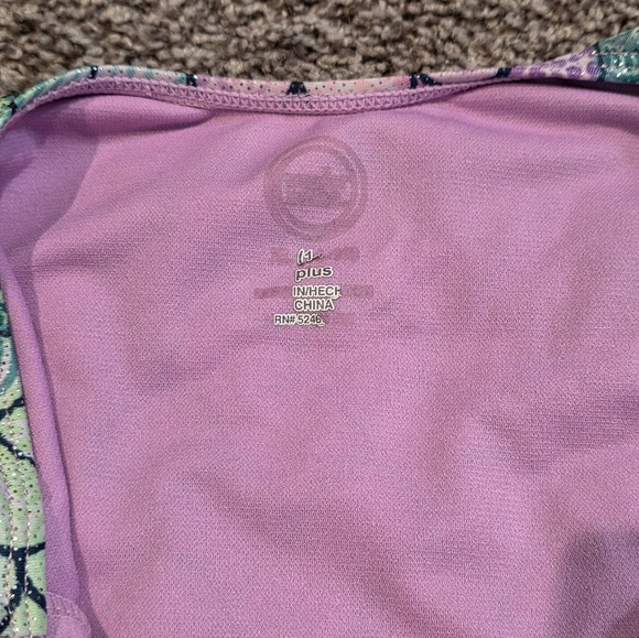 Wonderkids Mermaid One Piece Swimsuit Size 14plus - Picture 4 of 5